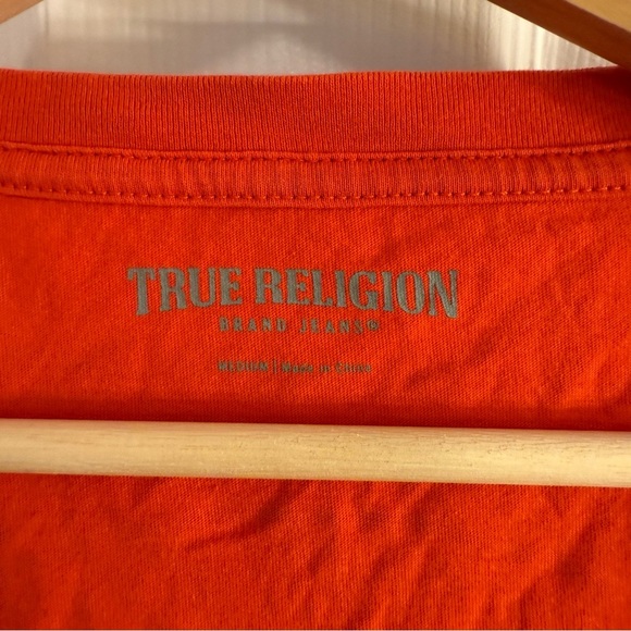 NWOT True Religion Buddha Stamp Slim V Tee - Picture 3 of 4